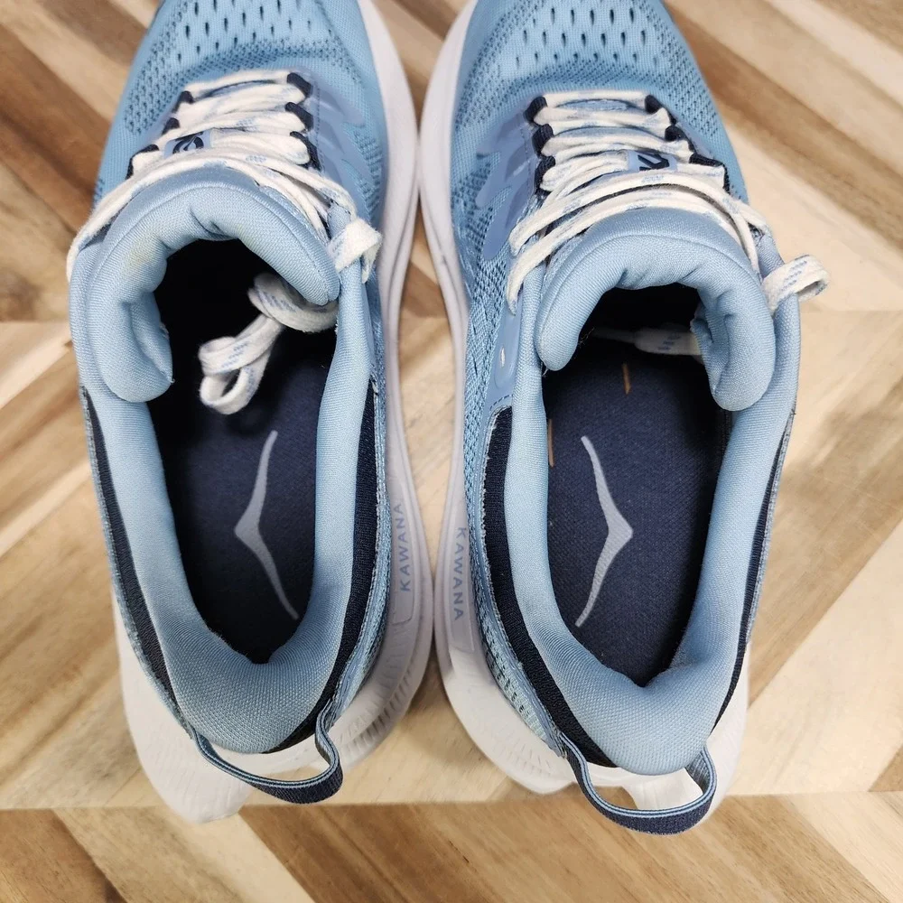 Hoka One One Kawana 2 Drizzle Blue White Sneakers Women's 7.5B Shoes 1147913